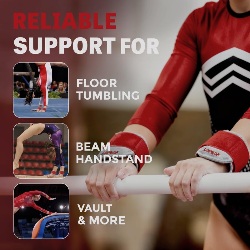 Reisport Gymnastic Wrist Support, Unisex One Size Wrist Support for Pull-up, Premium Leather Wrist Protection, Wrist Support with Hook & Loop Closure, Wrist Wraps for Weightlifting, Strength Training - Image 4